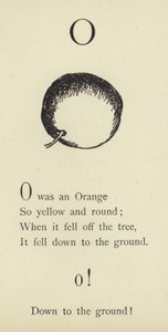 文字O 作： Edward Lear